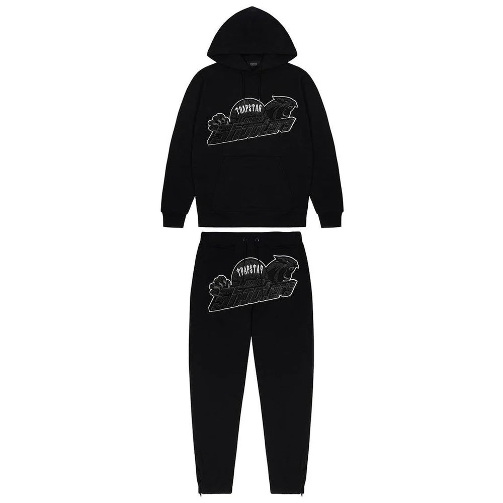 Trapstar Shooters Hooded Tracksuit Blackout