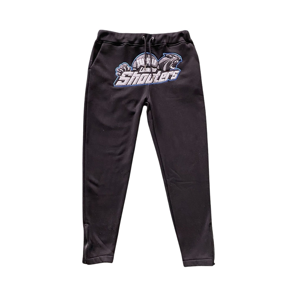 Trapstar Shooters Hooded Tracksuit Black/Blue