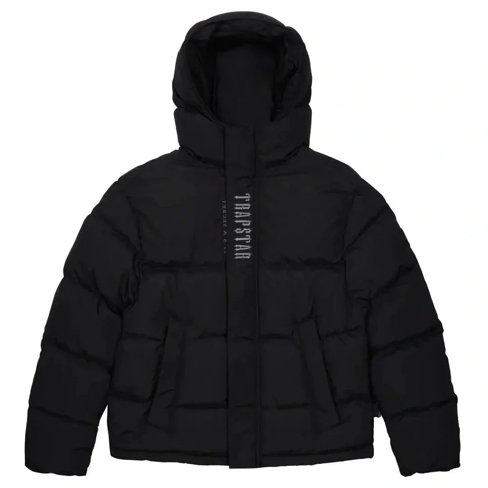 Trapstar Decoded Hooded Puffer Jacket 2.0 Black