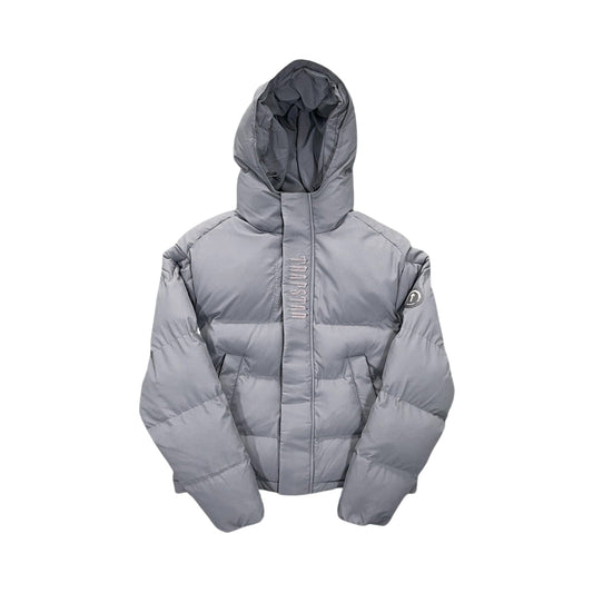 Trapstar Decoded Hooded Puffer Jacket 2.0 Grey