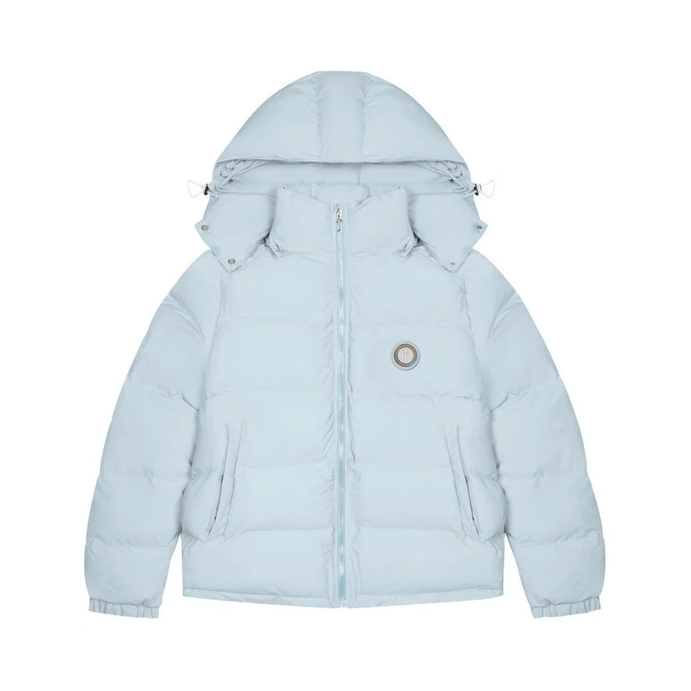 Trapstar Ice Blue Irongate Detachable Hooded Puffer Jacket