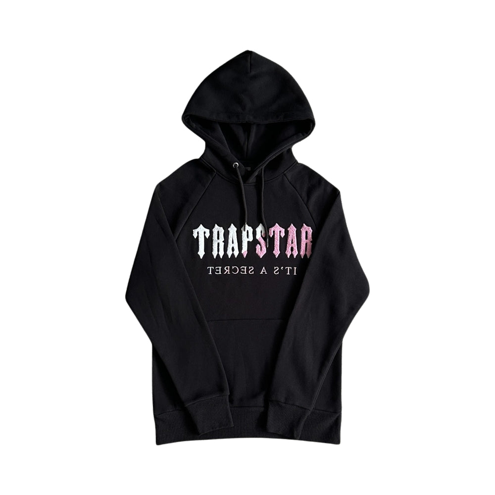 Trapstar Chenille Decoded 2.0 Tracksuit Black/Pink
