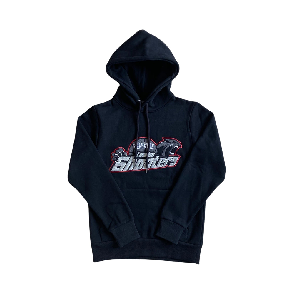 Trapstar Shooters Hooded Tracksuit Black/Red
