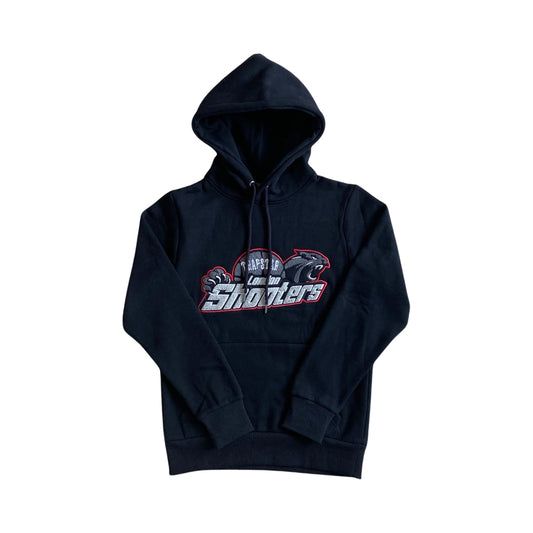 Trapstar Shooters Hooded Tracksuit Black/Red