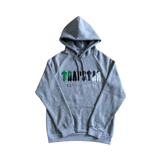 Trapstar Chenille Decoded 2.0 Tracksuit Grey/Green