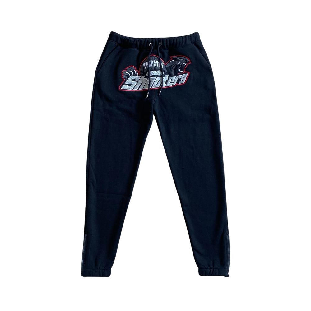 Trapstar Shooters Hooded Tracksuit Black/Red