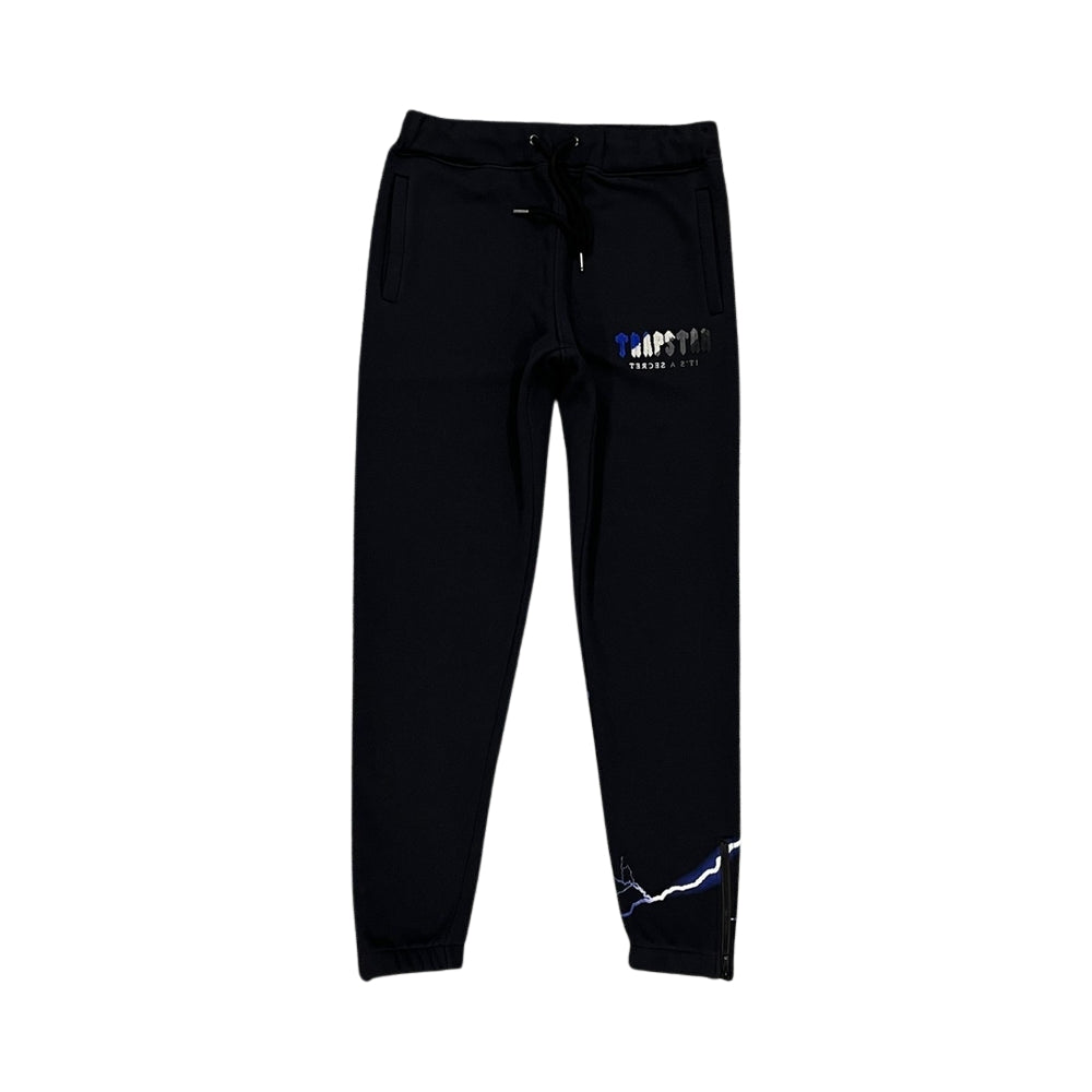 Trapstar Chenille Decoded 2.0 Lightning Tracksuit Black/Blue