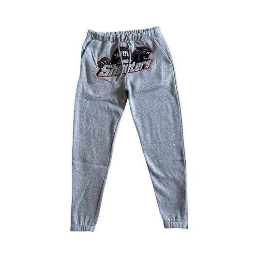 Trapstar Shooters Hooded Tracksuit Grey/Red