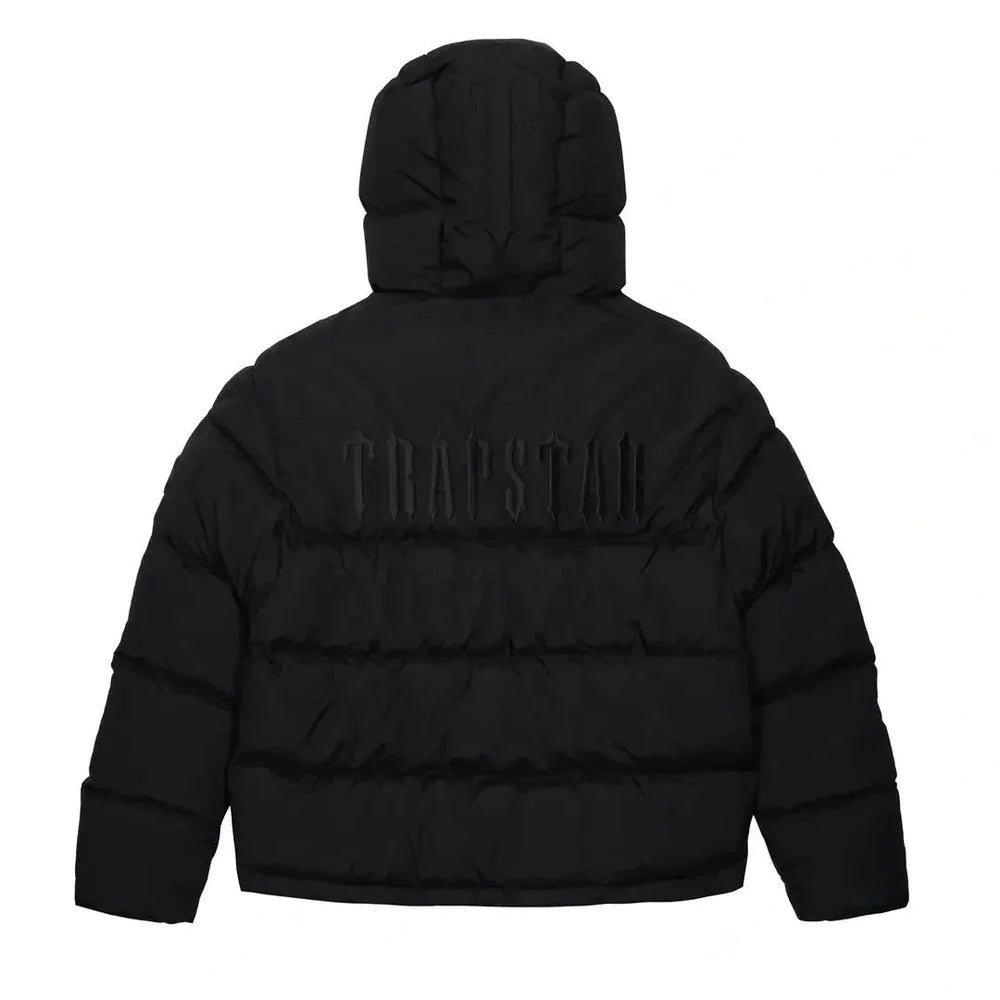 Trapstar Decoded Hooded Puffer Jacket 2.0 Blackout Edition
