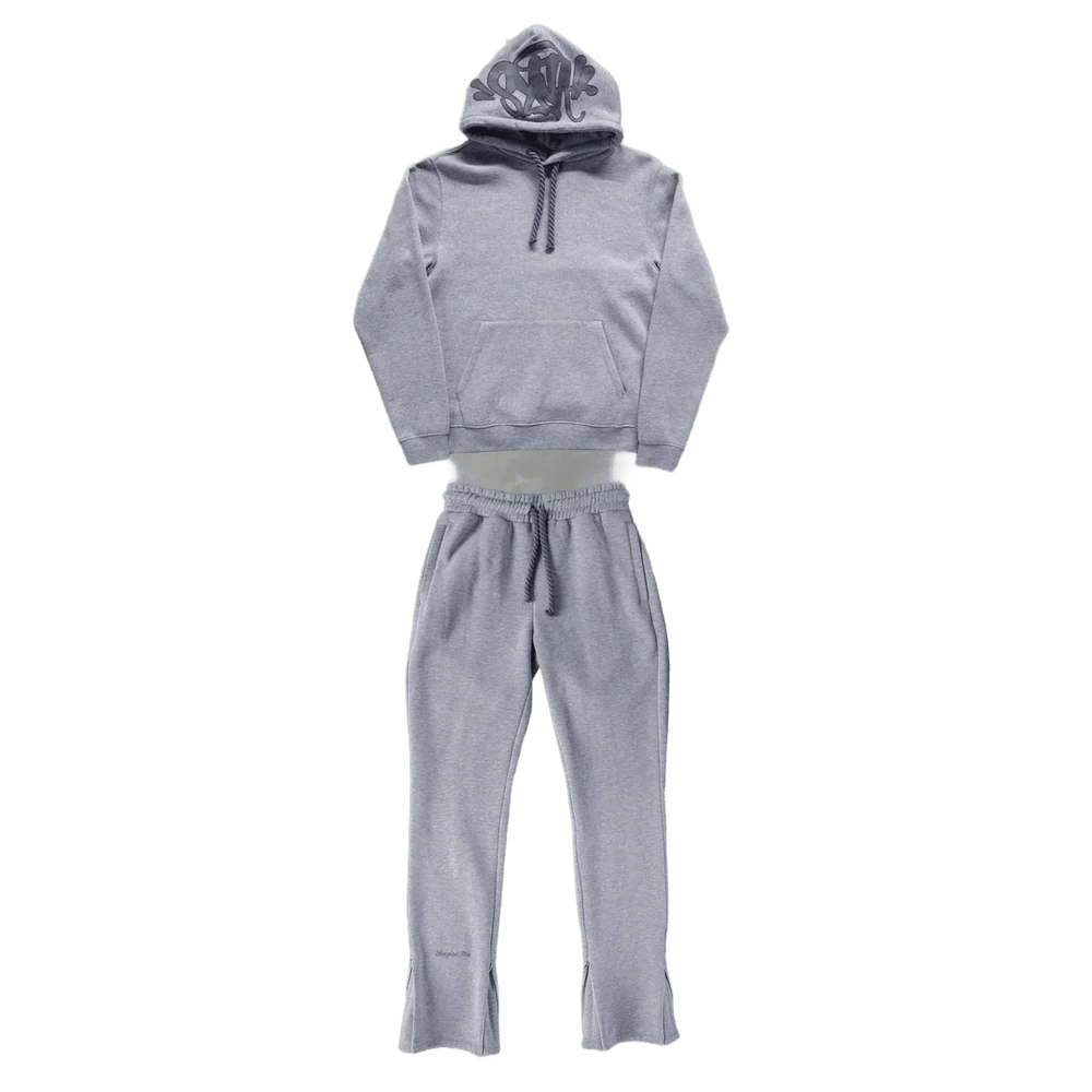 Syna Linen Tracksuit Grey