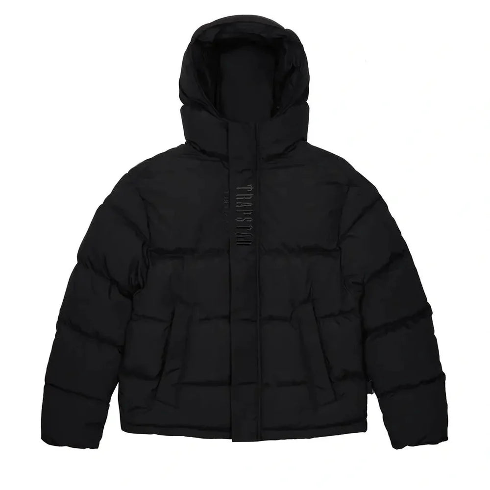 Trapstar Decoded Hooded Puffer Jacket 2.0 Blackout Edition