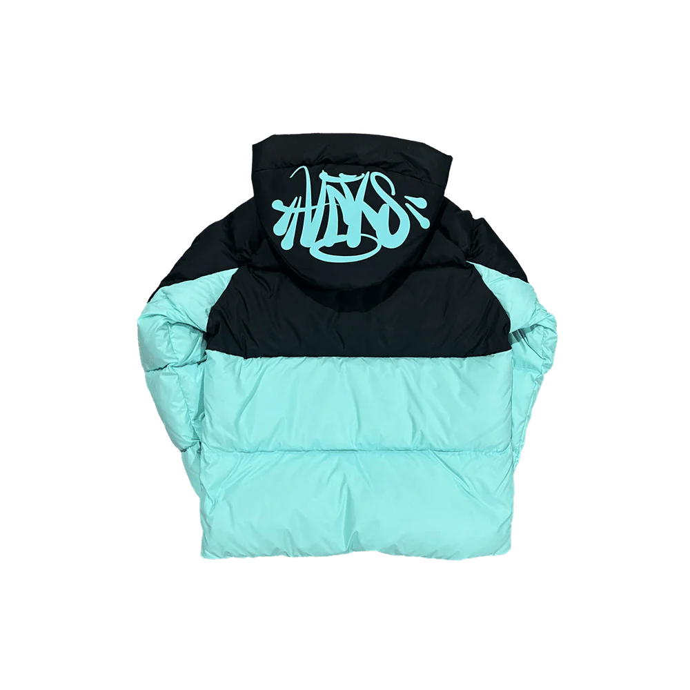 Syna World Hooded Puffer Black/Blue