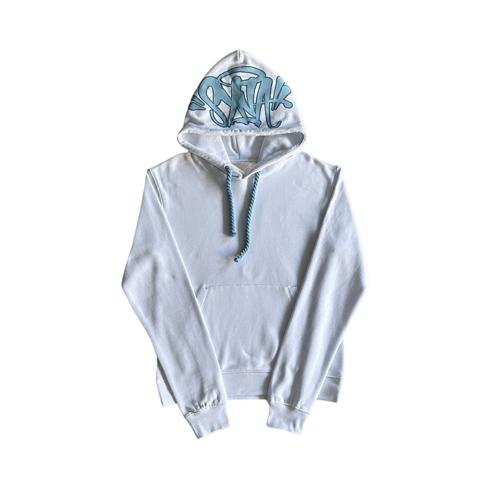 Syna Linen Tracksuit White/Blue