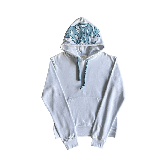 Syna Linen Tracksuit White/Blue