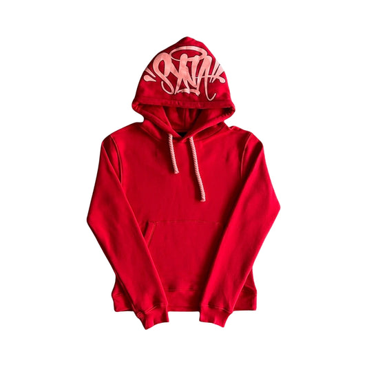 Syna Linen Tracksuit Pink/Red
