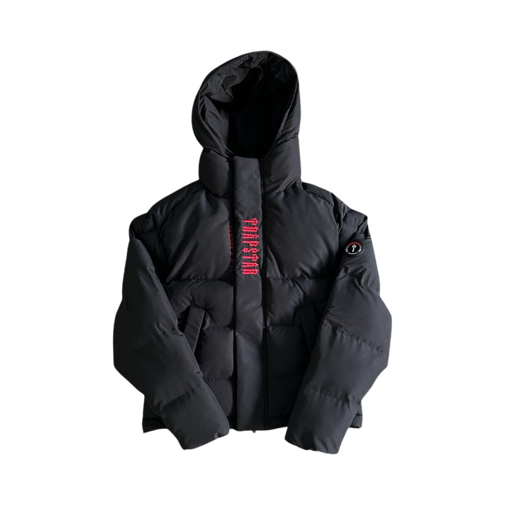 Trapstar Decoded Hooded Puffer Jacket 2.0 Red