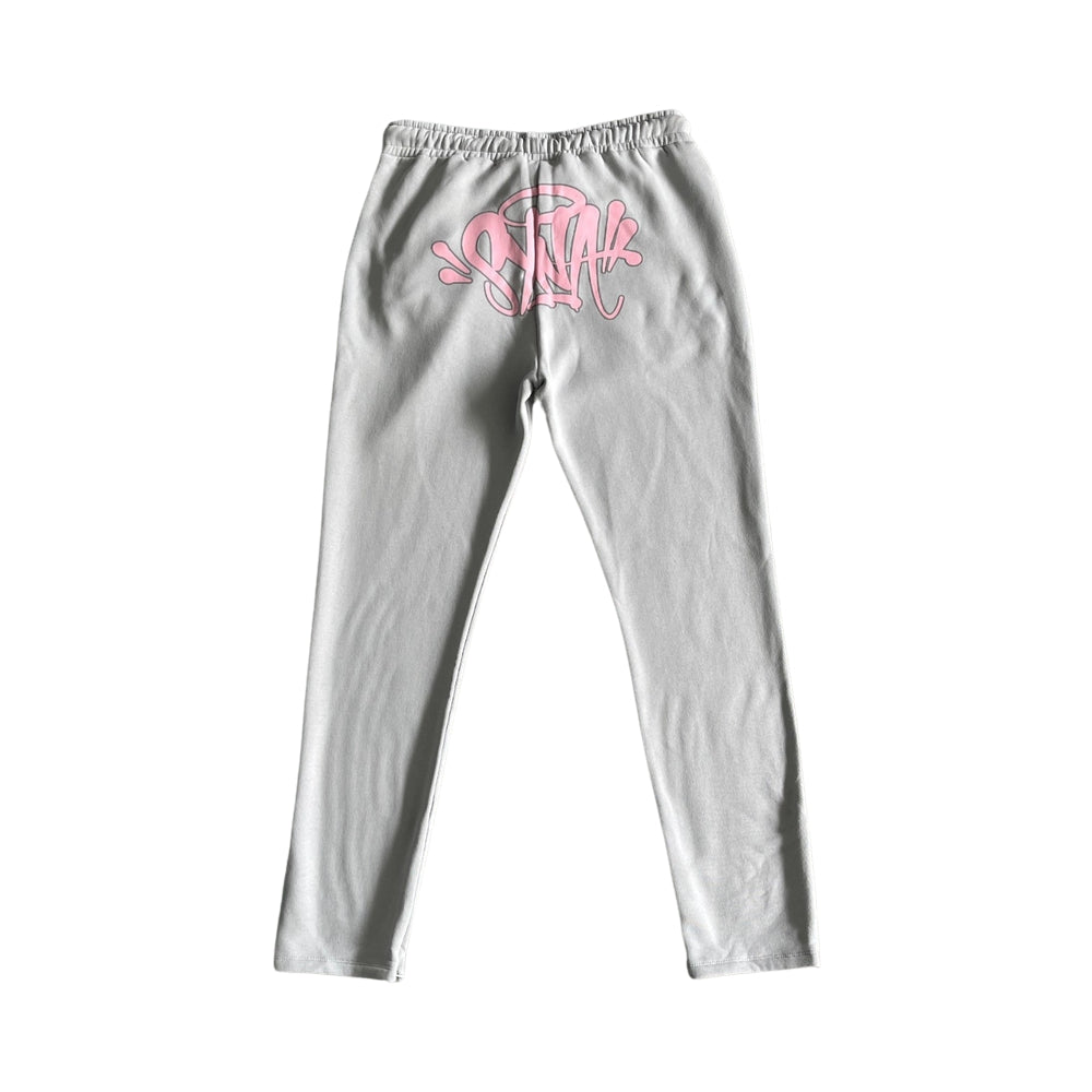Syna Linen Tracksuit Pink/Grey