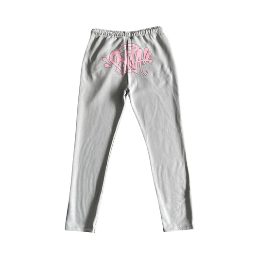 Syna Linen Tracksuit Pink/Grey