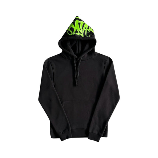 Syna Linen Tracksuit Black/Green