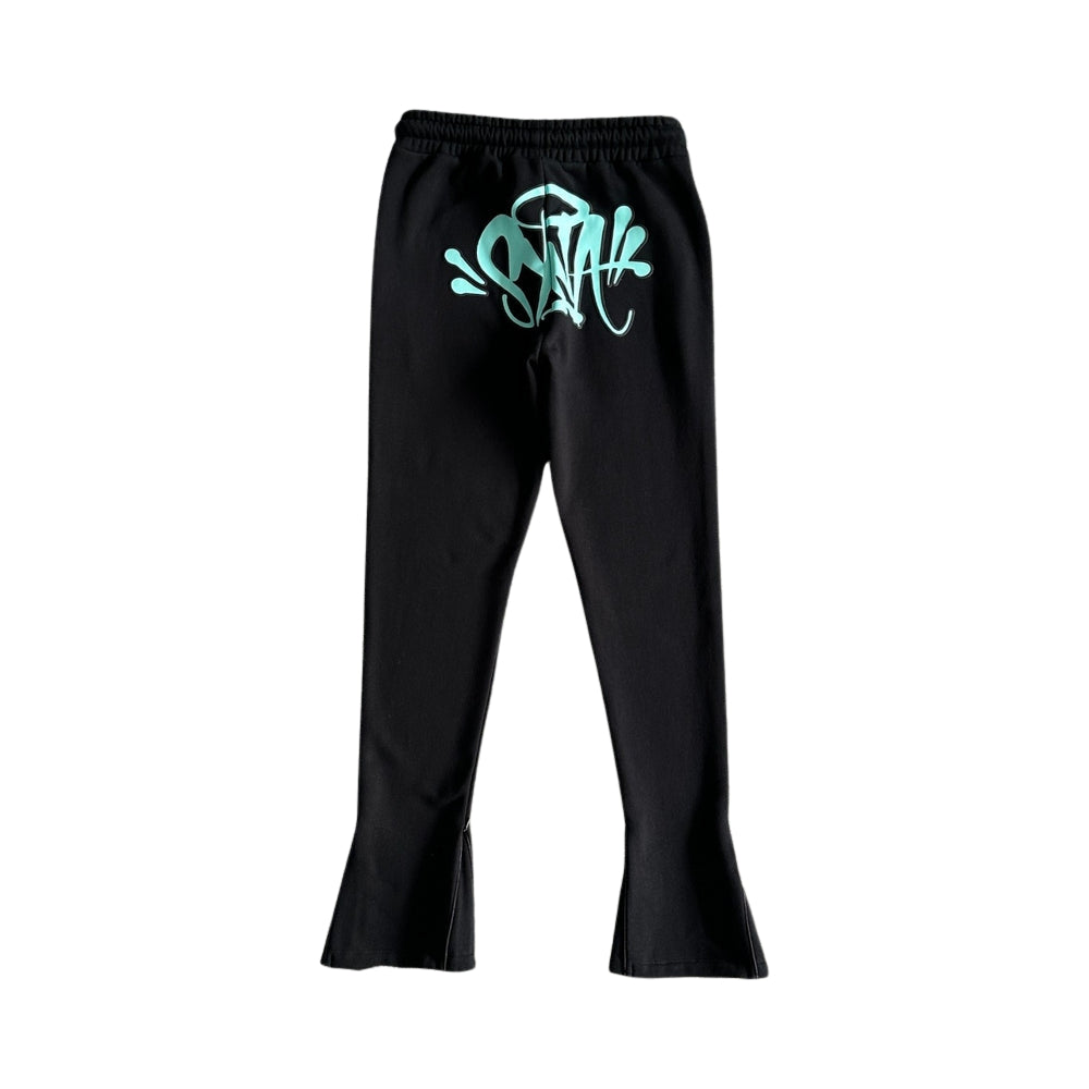 Syna Linen Tracksuit Black/Blue