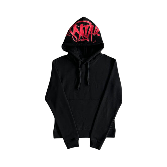 Syna Linen Tracksuit Black/Red